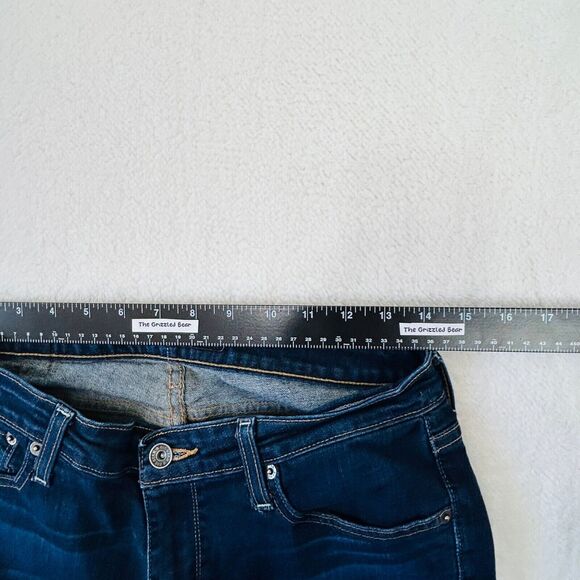 BIG STAR Mid Rise Boot Jeans Size 31 Hazel Regular Indigo Slimming - Picture 9 of 16